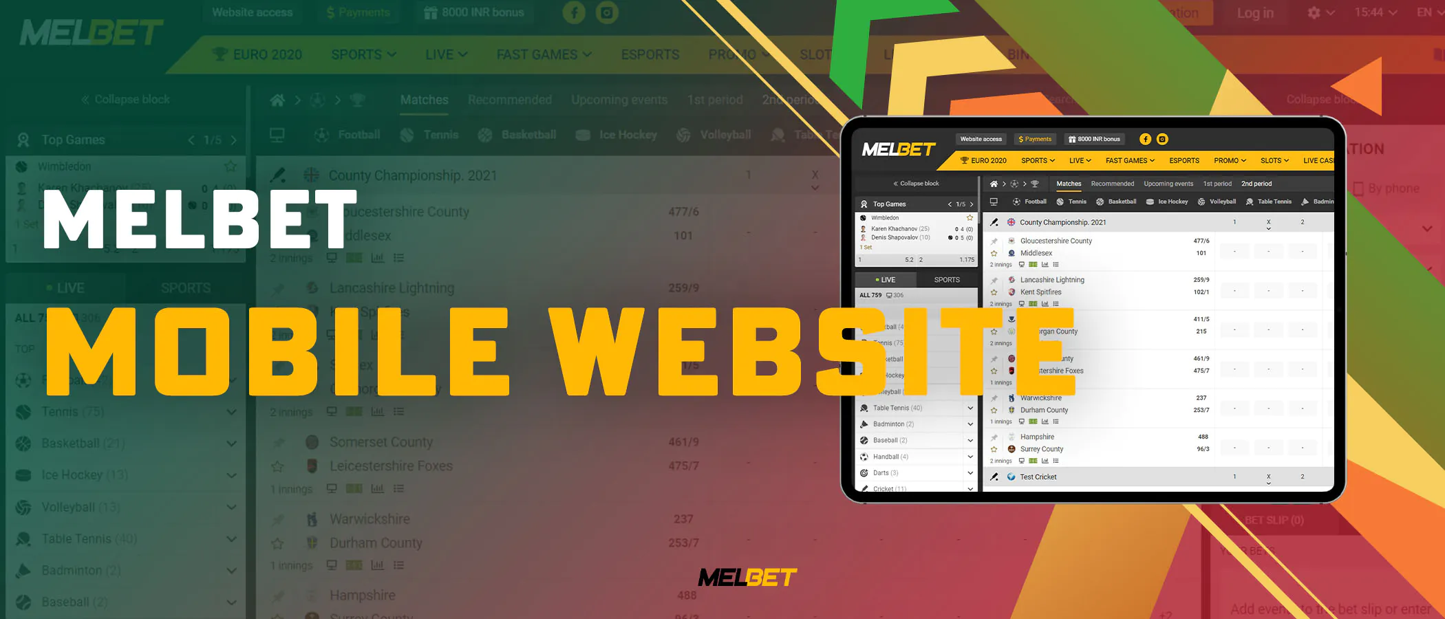 Melbet Mobile Website