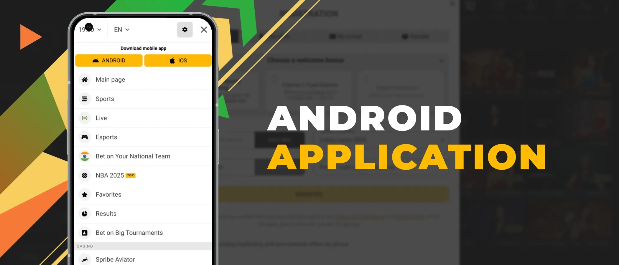 android application of melbet